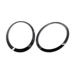 2 tk Jet Black Esitulede Viimistlusring MINI F55 F56 F57 13-17 jaoks 51712355791 51712355798 Vasak & Parem Kaunistusringide Komplekt 1