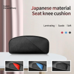 Universal Car Interior Turn fur Knee Pad Elastic Cushion Memory Foam Leg Pad Car Door Center Thigh Support Car Accessories Blue 1pcs