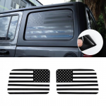 2X Rear Window Decal Decoration Sticker n Flag For 2018+ Jeep Wrangler JL