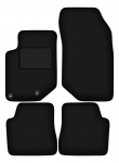Dywaniki samochodowe welurowe czarne do: Citroen C4 X hatchback, sedan (2020-)