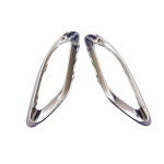 For Mercedes Benz W205 W213 W253 W177 W238 tail throat electroplating decorative frame exhaust pipe cover h&otilde;be