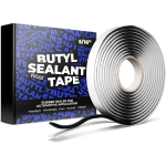 Premium Butyl Sealant Tape,Rubber Sealer for Automotive Application,5/16 x 18ft gray