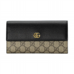 Gucci kuldne logo kl&otilde;pskinnitusega pikk l&otilde;uendist ja nahast rahakott Naiste rahakott Sinine Eebenipuu 456116-17WAG-1283 Box(Basic Set+Box)
