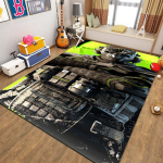 Call of Duty vaipm&auml;nguri toa vaip elutuppa Suure pindalaga vaip kummituslik uksematt magamistoa jaoks Tribal vaip lastetoa jaoks 80cm x 120cm