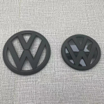 VW Volkswagen Jetta MK5 Golf Volkswagen Golf 7 MK7 2014-2017 Auto Esiv&otilde;re & Pagasiruumi Embleem 135mm 110mm ABS 3D Logo Embleem R 14-17 GOLF MK7 matt must v&auml;rv