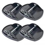 RV Trailer Jack Pads Easy tallation Leveller Wheel Foot Leg Support Universal Wheel Foot Leg Support Adapter RV Accessories