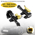 Vasak + Parem Aktiivne Kapoti Actuator 51237435797 BMW 5. Seeria G30 2015-2020 jaoks