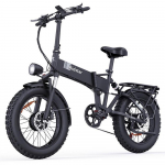 Elektrijalgratas Ridstar H20 Pro 1000Wx2 mootoriga kokkupandav elektriratas t&auml;iskasvanutele 48V 23AH LCD-ekraaniga tippkiirus 45Km/h 20 x4.0 rehviga