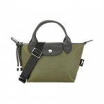 Longchamp Le Pliage Energy 17 Logo Press-nupuga T&otilde;mblukuga Sulgemine &Ouml;koloogiline Nailon Taaskasutatud Pol&uuml;amiid L&otilde;uend Pelmeenikott Mini Naiste &Otilde;lakotid 1500HSR892 Basic Set (Bag)