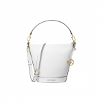 Michael Kors MK Townsend Metallkaunistusega T&otilde;mblukuga Koti-kott Naiste kotid Valge 32R4G10C5L-OPTICWHITE Basic Set (Bag+Dust Bag)