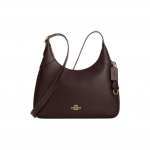 Coach Ella 36 Logoga T&otilde;mblukuga Nahast K&auml;ealune &Otilde;lakott Suur Naiste &otilde;lakott Tume-Kohvi CCE48-IMXAL Basic Set (Bag+Dust Bag)