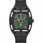 GUESS Trend Must Roostevabast Terasest, Silikoonist Meeste Kvartsikell GW0564G2 must
