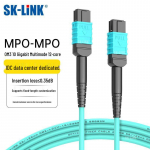 SK-LINK MPO-MPO 12-kiuline OM3 mitmerežiimiline fiiberoptiline plaastrijuhe