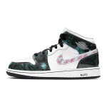Air Jordan 1 Mid SE GS Take Flight Valge Ere Punane Sinine Kangelane BQ6931-114 36.5