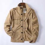 Meeste jope Meeste teksa Retro cargo jakid V&auml;litingimustes mitme taskuga pealisr&otilde;ivad V&auml;ljas vabaaja mood Matkamise mantlid &Uuml;htne XXXL