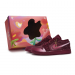 Jordan Air Jordan 1 811 Tootmine, T&otilde;elise armastuse tunnistus, Spetsiaalne kingakarp Madal mudel Vintage Korvpallijalatsid Unisex IB7012-600(Team80-SBOX) 35.5