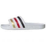 Adidas Adilette Aqua pl&auml;tud Unisex Valge/Must/Kuldne HQ2451 42