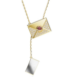 Swarovski Letra T&auml;hekujuline Kristalli Inkrusteeritud Sulamist Kaelakee Naiste kaelakee Mitmev&auml;rviline 5662873-156581 Box (Random Color),Silver
