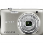 Nikon COOLPIX A100 Digitaalne 5x Optiline A100SL [Renoveeritud] Kaamera, Suum, 20,05 Megapikslit, H&otilde;bedane,
