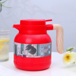 Isolatsioonipott Hautamiskann Suure mahutavusega Kohvikann Kontor Majapidamine 304 Roostevaba Teras Vaakumhautamine Valge Tee Veekeetja 1000ML punane