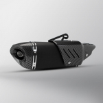 Mootorratta modifikatsiooni ahtriploki v&auml;ljalasketoru Z900 R3 MT07 Z400 450SR K11 &uuml;mar saba v&auml;ljalasketoru universaalne Black Imitation Carbon He