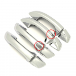 Skoda Superb MK2 2008-2015 jaoks S&uuml;sinikkiust V&auml;rvi Dekoratsioon &Uuml;mberehitus Peegel Kroomitud K&uuml;lgukse K&auml;epideme Katte Liist Kaitsekleebis