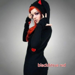 Naiste dressipluus Cosplay Fox Anime Pullover Kost&uuml;&uuml;m Hoodid Animal Adult Onesie Unisex uhke kleit 4XL must