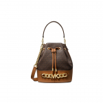 Michael Kors Mk Devon Klassikaline Monogramm V&auml;rvil&otilde;ikeline Kett Commuter Mood T&otilde;mblukuga Kaetud L&otilde;uend Koti Kujuline Kott Naiste Kotid 30S2GDVS2B-252 Basic Set (Bag+Dust Bag)