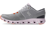 On Running Cloud X Alloy Grey Lily Pink Naiste 40.99041 36.5