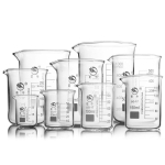 1 komplekt labori boorsilikaatklaasist keeduklaase, k&otilde;ik suurused, keemilise eksperimendi laboriseadmed, k&otilde;ik suurused Set A(5pcs) white