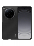 OPPO Find N6 5G 2026 kokkupandav &uuml;mbris IMAK s&uuml;sinikkiust mustriga p&otilde;rutuskaitsega tagapaneel OPPO Find N6 &uuml;lemine ja alumine kate &Uuml;mbris OPPO Find N6 must