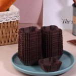 1000 tk Ruudukujulised Cupcake'i vormid Muffinivormid K&uuml;psetusvormid Paberist Vooderdised Ahju ja Mikrolaineahju Kindlad Pulmadeks S&uuml;nnip&auml;evapeo Tarvikud pruun