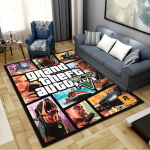 GTA Vaip elutuppa, magamistuppa, koju, diivani kaunistuseks, laste m&auml;ngimiseks, libisemiskindel p&otilde;randamatt 80x120cm( 31x47in)