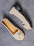GKTINOO Kevad Suvi Naiste Kingad Retro Daami Keskmise Kontsaga Slip-On Lilledega Kingad K&auml;sit&ouml;&ouml; Naiste Ehtsa Nahast Kingad 35
