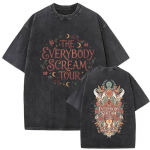 Vintage pestud Florence The Machine Everybody Scream Tour 2026 T-s&auml;rk Meestele Naistele Esteetiline &Uuml;lesuurusega Puuvillane T-s&auml;rk Streetwear L