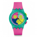 SWATCH NEON FLASH ARROW Uus Chrono SUSG408 [Swatch] Kell, Plastik,