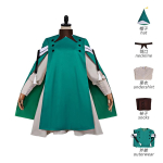 N&otilde;iak&uuml;bar Atelier Coco Cosplay Kost&uuml;&uuml;m Keskaegne N&otilde;iakleit M&uuml;tsiga Anime Tongari Boushi no Atelier Komplekt Halloweeni Peo &Uuml;likond M blue