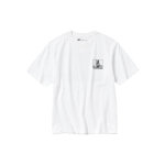 UNIQLO Chainsaw Man koost&ouml;&ouml;sari Tagak&uuml;ljel tegelase graafika ja kirjatr&uuml;kiga l&uuml;hikeste varrukatega T-s&auml;rk Unisex Topp Valge 467422-00 XL white
