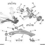 Citroen C4 ja Peugeot 408/5008 alumine &otilde;&otilde;tshoova puks (9676032180/9676035280) Brand gray