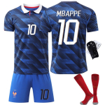 Uue hooaja Prantsusmaa jalgpallis&auml;rgi komplekt #10 Mbappe