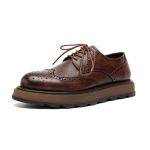 Parima Kvaliteediga Disainer Vintage Brogues Nahast Meeste &Auml;ri Mood Ehtne Nahk Meeste Saapad Paeladega V&auml;litingimustes Mootorratta Saapad 44 black
