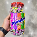 Mini Mentos Uus Vikerkaare N&auml;tsukompvek 1kg purple