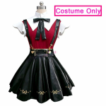 Vajalik T&uuml;druk &Uuml;ledoos Cosplay Kost&uuml;&uuml;m Parukas Anime JK &Uuml;likond Nahast Seelik Kleit Abyss KAngel Ame Chan Cosplay Kost&uuml;&uuml;m Suur Suurus One Size&Needy Girl Overdose black