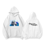 ENHYPEN Romance Untold Daydream Huppar Kpop Kaup Graafilise Tr&uuml;kiga Dressipluus Unisex Vabaaja Pullover Streetwear Topid (Kerge stiil kevadeks ja s&uuml;giseks) S white