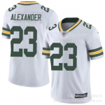 Rohevalge NFL Bay Packersi jalgpallis&auml;rk meestele l&uuml;hikeste varrukatega V-kaelusega puuvillasegust sportlik riietus XXXL