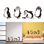 Armsad multifilmi pingviinid isekleepuvad seinakleebised lastetoa kodu meisterdamise sisekujundus