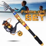 Spinning&otilde;nge ja -rulli kombinatsioonid 1,8 m/2,1 m s&uuml;sinikkiust koos p&uuml;&uuml;girulliga meresoolavee jaoks Rod1.8m&Reel1000