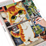 5D Teemantmaali Kassipilt Rhinestone'i teemanttikanditest Allahindlus T&auml;is&uuml;mmargune teemant 20X30