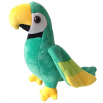 Armsad papagoi t&auml;idisega loomapl&uuml;&uuml;sid Rio ara papagoid pl&uuml;&uuml;sis m&auml;nguasi lastele beebinukud 20 cm roheline