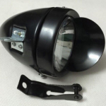 Metallist Chrome Vintage Bike Bicycle Retro LED-esituled eesmised udutulede esituled must